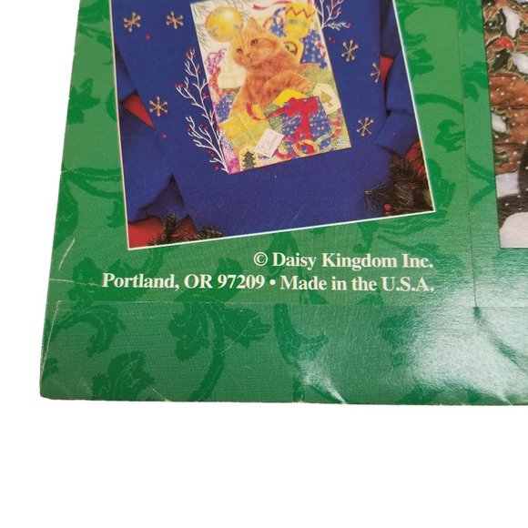 Iron On Transfers Daisy Kingdom He's Making a List Santa Claus Christmas Craft - Picture 5 of 7